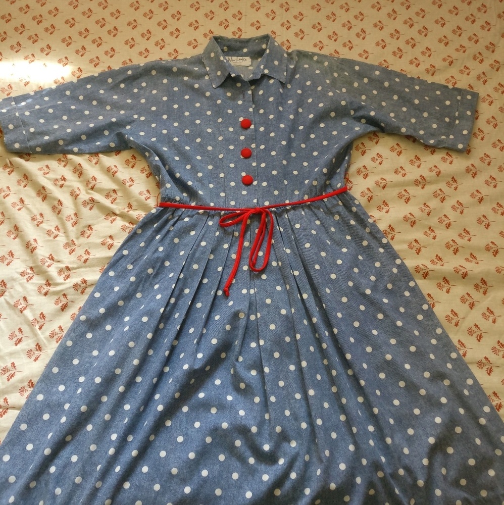 Vintage Polka Dot Dress
